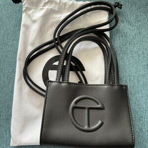 Telfar Black Small Shopping Bag